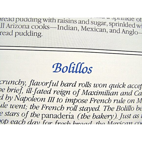 Arizona Highways Heritage Cookbook Louise Dewald Southwest Recipes Vintage 1988 - Picture 4 of 10